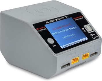 D6 Duo Pro Rc Battery Charger, Lipo Battery Li-Ion Li-Fe Nimh NiCd Battery Charger, Dual Ports FPV Drone Battery Charger, Support AC/DC Input
