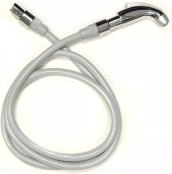 10074 Shower Blaster Cleaning System, 7 Ft Hose, Plastic, Chrome Plated, Gray, Grey
