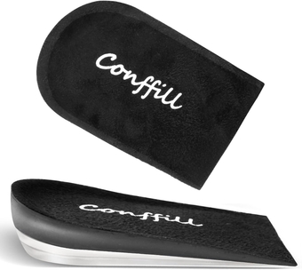 Adjustable Orthopedic Heel Lift Inserts,【Upgrade Version】 Heel Pads Inserts 3-Layer Height Increase Insole Heel Cushions Protectors for Leg Length Discrepancies Heel Pain Plantar Fasciitis