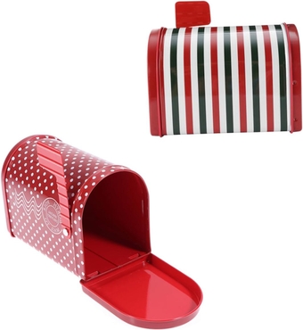 4 Pcs iron Tinplate christmas tinplate empty tin gift candy box christmas nesting boxes theme box Packing boxes Cartoon Storage Box candy decor chocolate unique gift boxes