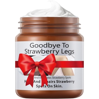 Strawberry Legs Treatment Body Cream Strawberry Legs Treatment For Women - Exfoliating Body Cream Rough Bumpy Legs Treatment Body Cream Targets Rough Skin Strawberry Legs Treatment