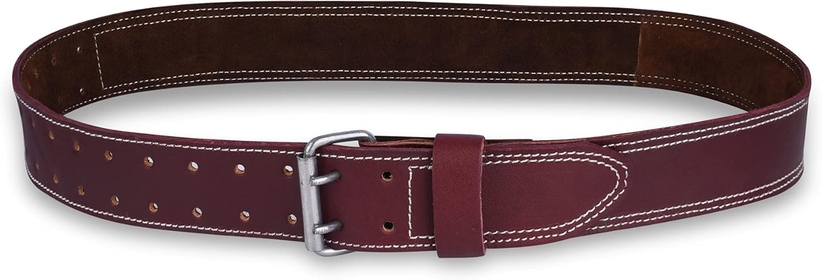 Leather Tool belt | Premium Quality Belt Grain Leather Work Belt (1100-Maroon)