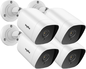 8CH Full 1080N Security Camera System CCTV DVR and (8) 720P Night Vision Surveillance Cameras, IP66 Weatherproof, QR Code Scan and Remote Access
