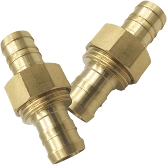 2pcs Household Hose Fittings Hose Connect Fittings Water Pipe Fitting Garden Hose Quick Connect Garden Hose Adapter Pressure Washer Fittings Ibc Tote Adapter Connector Faucet Brass