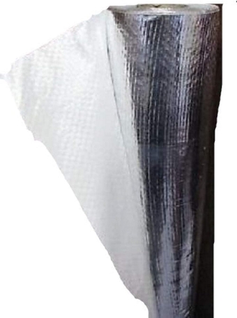 100sqft (2ft Wide) of NASA TECH Commercial Grade Solid White Non Perforated Platinum No Tear Green Energy Radiant Barrier Reflective Insulation Solar Attic Foil Roof Attic House Wrap SCIF RIFD