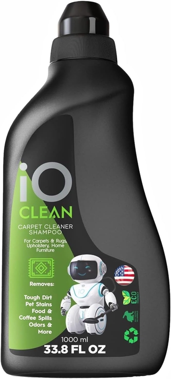 Concentrate Carpet Cleaner Shampoo (33.8 FL OZ) – Deep Cleaner & Deodorizer – Alone or Machine Use – Stain Remover and Odour Eliminator – For Carpets Rugs and Upholstery