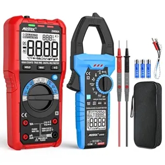 CM86B Inrush Clamp Meter Multimeter  1000A True RMS AC/DC Current Amp Meter&  Digital Multimeter Voltage Tester Voltmeter TRMS 6000 Counts Auto-Ranging Ohm Volt Amp Meter