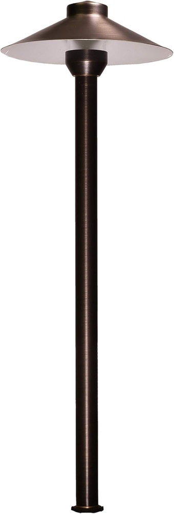 12V Landscape  3W LED Brass Pathway Light (BPL304BRZLED)