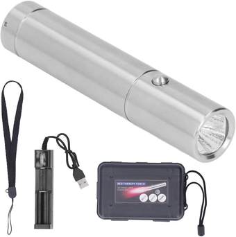 LED Infrared Light Flashlight Red Therapy Torch Joint Muscle Discomfort Relieve 630 660 850nm Joint and Muscle Pain Relief