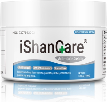 Anti Itch Cream Extra Strength, Oatmeal Soothing Skin Itch Relief Ointment for Rash, Dermatitis, Eczema, Psoriasis, Hives, Sun, Bug&Mosquito Bites, Poison Ivy, Large Can 3.5 oz