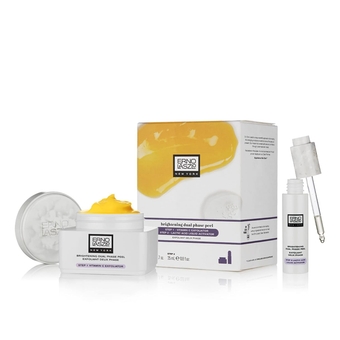   Brightening Dual Phase Peel | 2-Step Vitamin C Exfoliator (1.7 Fl Oz) & Lactic Acid Activator (.7 Fl Oz) | Smooth & Illuminated Skin