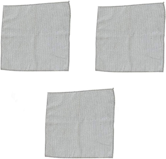 3 Pcs Dishcloth Glass Towel Dishcloth Microfiber Industrial Rags Bar Towels Kitchen Hand Towel Cloth Kitchen Cleaning Cloth wash Cloth Thicken Fiber