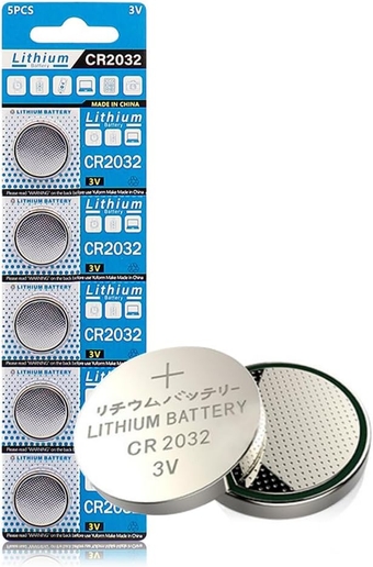 CR2032 Lithium Batteries, 5Pack 2032 Battery 3V Lithium Battery BR2032 DL2032 ECR2032 CR 2032 for Car Remote Controls,Watch,Toys