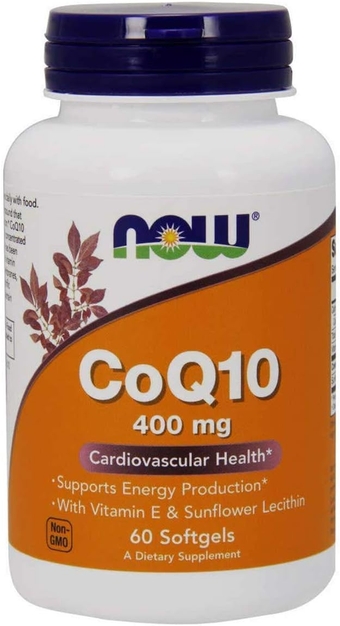 NOW  - Co Enzyme Q10 400 mg. - 60 Softgels