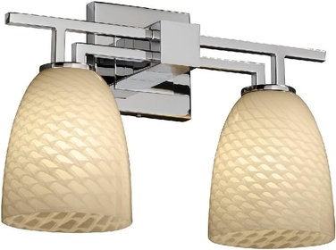FSN870218WEVECROM FusionCollection Aero 2-Light Bath Bar