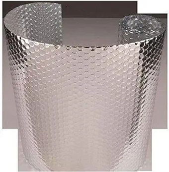Aluminum Bubble wrap Insulation Foil Insulation Roll Garage Door Insulation Kit Save Energy Heat Reflective Reflector Bubble Foil for Wall Loft Door Floor Warm Up (Size : 1 * 30m)
