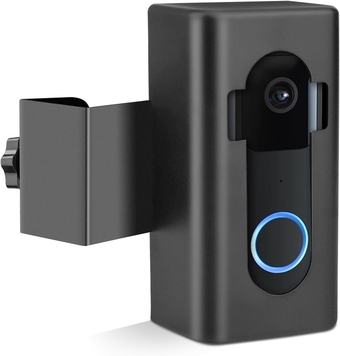 Anti-Theft Video Doorbell Door Mount, Compatible with Video 4/3/3 Plus/2/1, No-Drill Fit for Most Holder for Apartment, Bracket