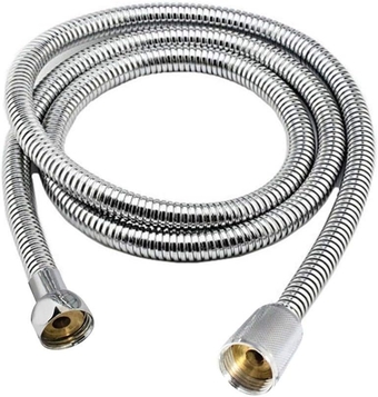 Shower Parts 1.5M / 2M / 3M Stainless Steel Flexible Bathroom Bathtub Shower Head Silicone Hose Hose Washer Bathroom Accessories Bathroom Fixtures (Color : Chrome, Size : 3M)