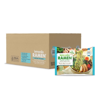 Ramen - Onion Chicken Soup - Healthy Instant Ramen - Oven Baked Noodles - Made with All-Natural Ingredients - Quick Meal Kit (2.65 Oz) - Pack of 6