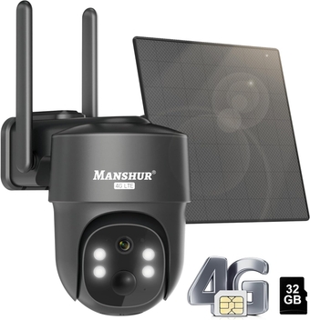 ® 4G LTE Cellular Security Camera Wireless Outdoor Solar Powered, No WiFi Security Camera(Verizon AT&T T-Mobile), 2K/3MP Color Night Vision, Motion Sensor, 2 Way Talk, 32G SD&SIM Card Included