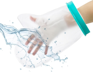 Waterproof Hand Cast Cover Wound Protector for Shower Bath, Reusable Adult Bath Sealed Cast Covers Bags, Watertight Wrist Bandage Sleeve Bag for Broken Hand, Fingers, Surgery, Burn