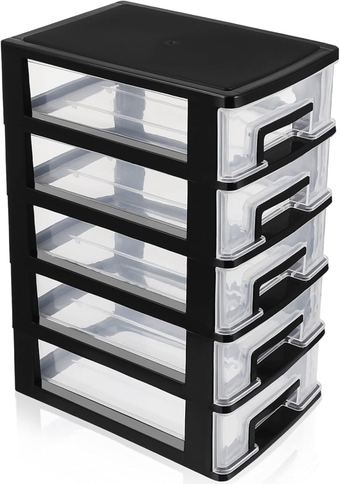 Desk Stationery Organizers Black Desk Drawer Storage File Holders Shelves Black Vanity Stool Drawers Mini Closet Portable Storage Closet Cube Office Dresser Shelf Clothes