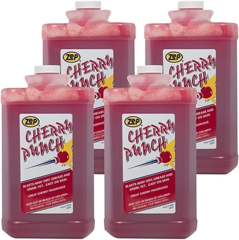 Cherry Punch Industrial Hand Cleaner - 128 Ounce (Case of 4) 89024 - Heavy Duty Hand Cleaner and Degreaser