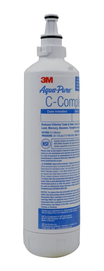 3M  Under Sink Dedicated Faucet Replacement Water Filter Cartridge, for use with AP Easy Complete system. 5618044