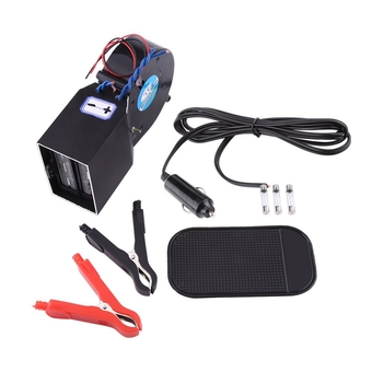 2 in 1 Car Heater Defroster Demister Heating Warmer Windscreen Electric Cool Fan Air Purifier 12V Blower