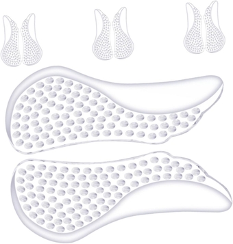 4 Pairs Gel Metatarsal Forefoot Pads Gel Forefoot Pads Clear Metatarsal Cushion Gel Metatarsal Pads Clear Metatarsal Pads Forefoot Cushion Half Size Pad Insole Floor Mat High Heel