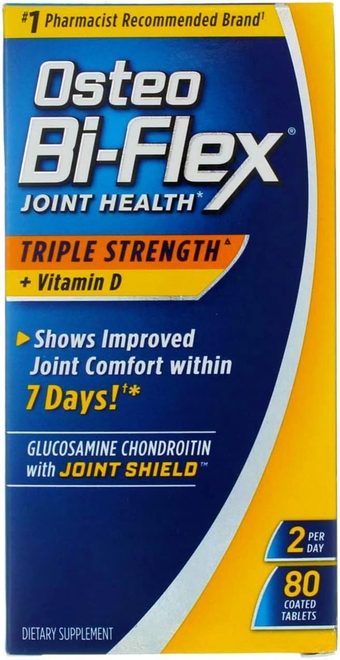 Osteo Bi-Flex Triple Strength + Vitamin D, Coated Tablets 80 ea