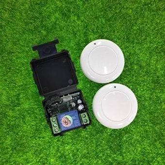 DC 12V Radio frequency RF remote control switch Electric door/Doorbell/alarm switch wall paste switch 433.92 mhz learning code - (Color: 433mhz)