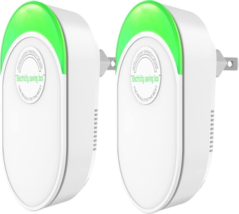 Pro Power Saver, Energy Saver, Household Power Saver, Electricity Saving Box Household Office Market Device Electric Smart US Plug 90V-250V 30KW (2 Pack, White-A)