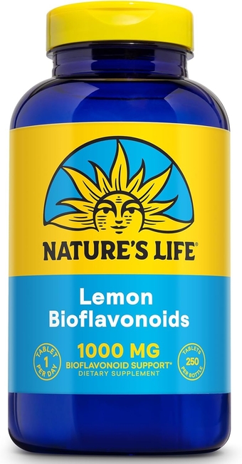 Bioflavonoids 1000mg per Serving | 250 Capsules | More Than 4 Months Supply | Lemon Bioflavonoid Complex, Hesperidin & Rutin | Antioxidant for Healthy Capillaries & VIT C Absorption