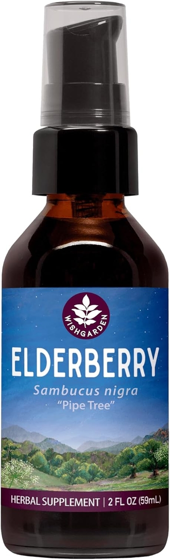 Herbs Serious Elderberry Tincture - Immune Support Supplement for Adults, Black Elderberry Sambucus Elderberry Supplement Immune Booster & Immune Defense, Pure Elderberry Extract (2oz)