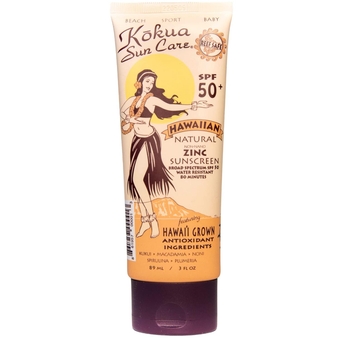 SPF 50/80 Lotion Hawaiian Reef Safe Non Nano Zinc Oxide screen for Face & Body, Moisturizing  Protection Cream, Mineral Water Resistance, Cruelty Free, Natural Vegan Formula
