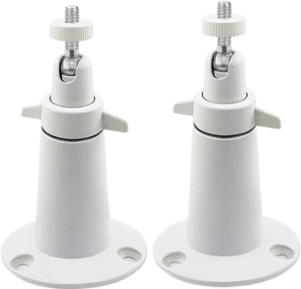 2 Pack Security Wall Mount for Arlo Pro, Pro 2/3/4/5,Ultra/Ultra 2/Arlo Essential,Wyze Cam Pan V3 Wyze Cam Outdoor/Wyze Cam V2,Adjustable Indoor Outdoor Metal mounts Bracket for Surveillance Camera