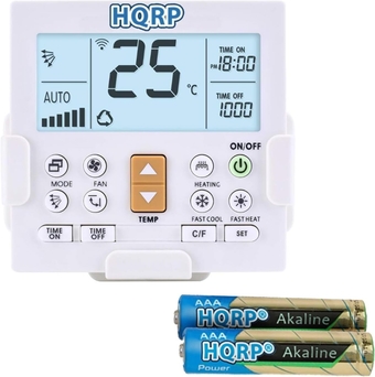 Universal Remote Control for Air Conditioner: Window AC, Split AC, Mini Split AC etc. Compatible with Gree Midea Fujitsu Mitsubishi Lg Panasonic Sharp Hisense Haier Aux Mirage, 1000 Other Brands