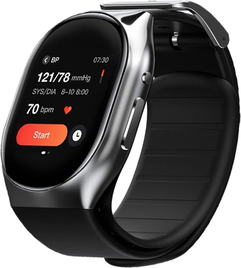 BP Doctor Pro, Blood Pressure Watch with Patented Cuff, Wrist BP Monitor, Smartwatch for Blood Oxygen, HRV, Heart Rate, Sleep and Sports Tracking with App for Android iPhone