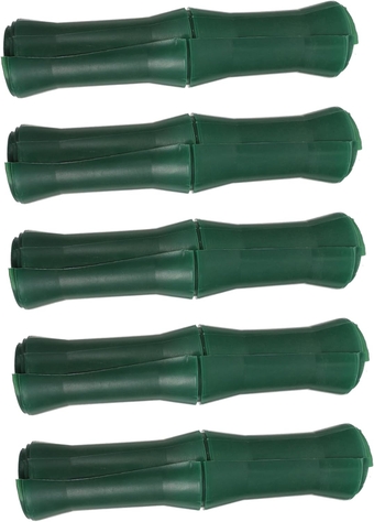 5pcs Simulated Bamboo Skin Copper Pipe Trunking Pipe Insulation Cover DIY Pipe Skin Botanical Decor Pipe Ornament Faux Plant Decorations Heating Pipe Decor Purse Pipeline Plastic