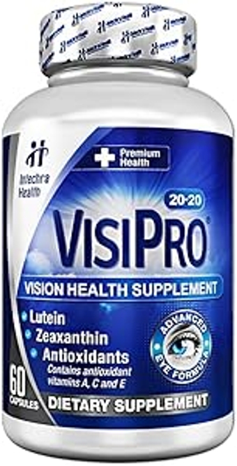 ® 20-20 New Vision Health Supplement - Advanced Eye Vision Vitamins for Complete Eye Health, Vision Support & Macular Free Radical Defense - 60 Veggie Caps