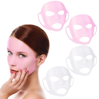 4 Pack Reusable Silicon Anti Mask - Wrinkle Silicone Face Mask Holder for Sheet Masks, Moisturizing Facial Mask Cover, Prevent Evaporation, Beauty Face Tool