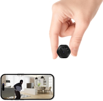 WiFi Spy Hidden Camera Mini Wireless Portable Nanny Cam,1080P HD Small Indoor Security Cameras with Night Vision Motion Detection Alert for Phone APP, Tiny Spy Cam for Home/Car/Office