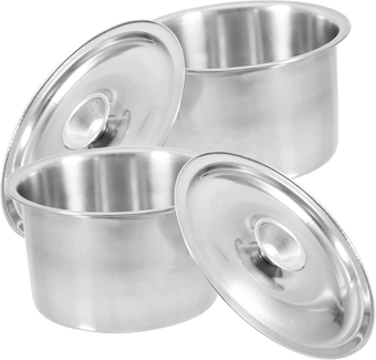 2 Set Stainless Steel Griddle Seasoning Dispenser Oil Canister Sugar Canister Food Storage canisters Condiment Pot Flour Canister Pepper Container jar Black Pepper Metal Household