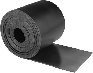 Neoprene Rubber Strips Solid Rubber Rolls Neoprene Solid Rubber Sheet for DIY Gasket, Warehouse, Pads, Seals, Weather Stripping, Crafts, Flooring, Supports (3.2In x 1/16In x 10Ft)