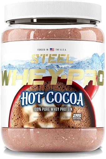 Whey-Pro | 100% Pure Whey Protein Powder for Men and Women | Hot Cocoa | Muscle Gain & Lean Muscle Recovery | Gluten Free | 1.69 lbs | BCAA 5g | Non-GMO | 25 Servings