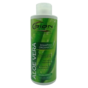 Organic Aloe Vera Shampoo - restores - nourishes - hydrates - softens - strengthens - 32oz
