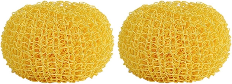 2pcs Non-Scratch Dishware Sponge Ball Pot Washing Balls Pads Fiber Mesh Reusable for Sturdy Scourers Scrubber Sponges Round Dishes Cleaning Brush Creative Dish