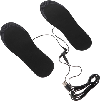 1 Set USB Warmed Insole Boot Insoles Heated Foot Warmers Heated Soles for Heated Shoe Insoles Heated Foot Insoles Insole for Shoes Heating Heater Eva Elastic Fiber