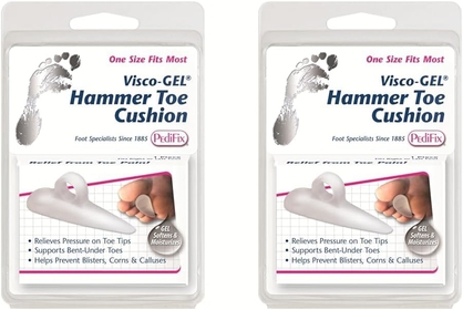 PediFix Visco-Gel Hammer Toe Cushion, Medium Left (Pack of 2)